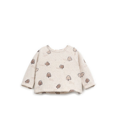 T-Shirt mit Baumprint