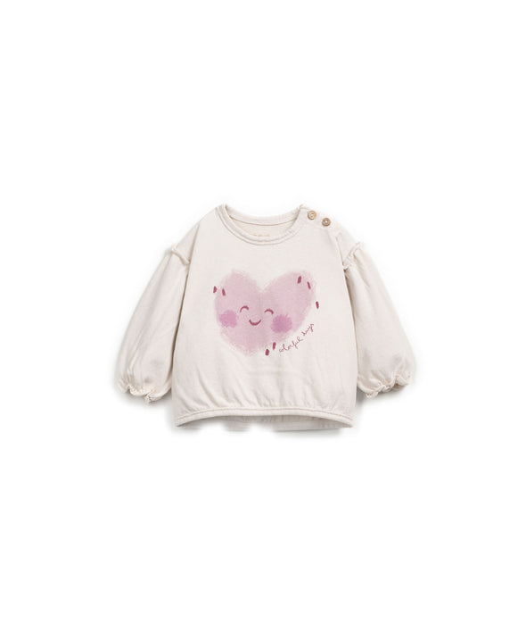 T-Shirt mit Herzprint