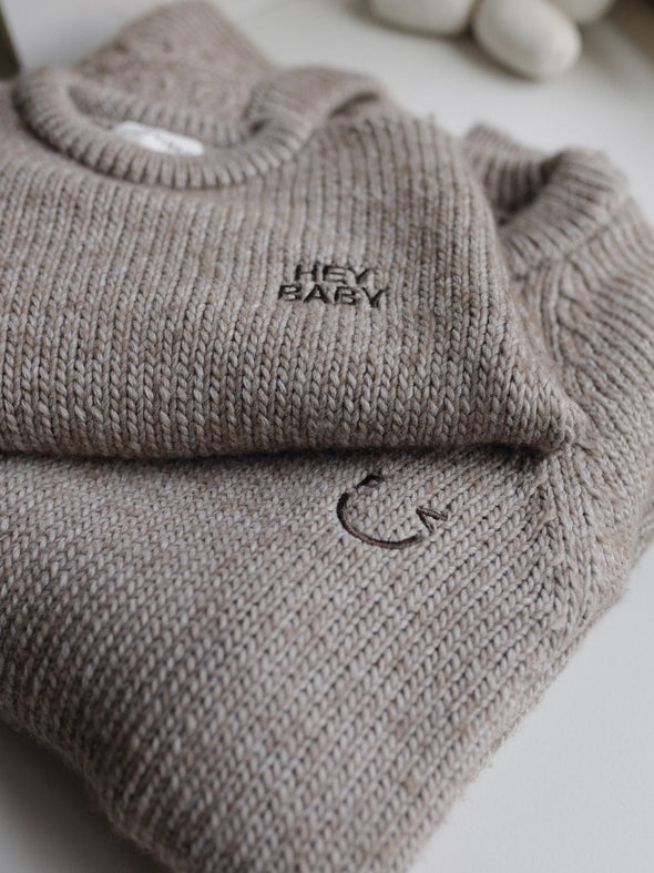 HEY BABY Strickpullover