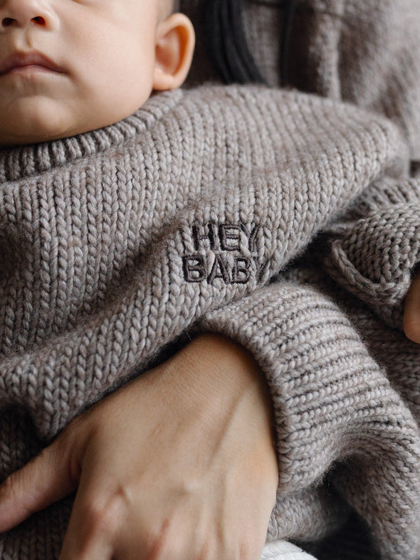HEY BABY Strickpullover