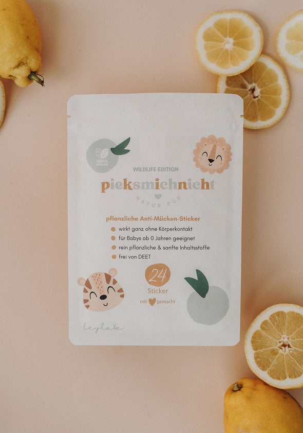 Pflanzliche Anti-Mücken Aufkleber