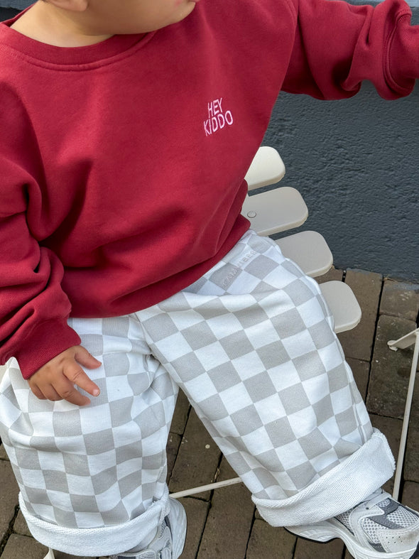 HEY KIDDO Sweatshirt burgundy