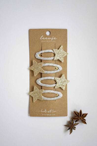 Haarspangen "Sparkly Star Clips"